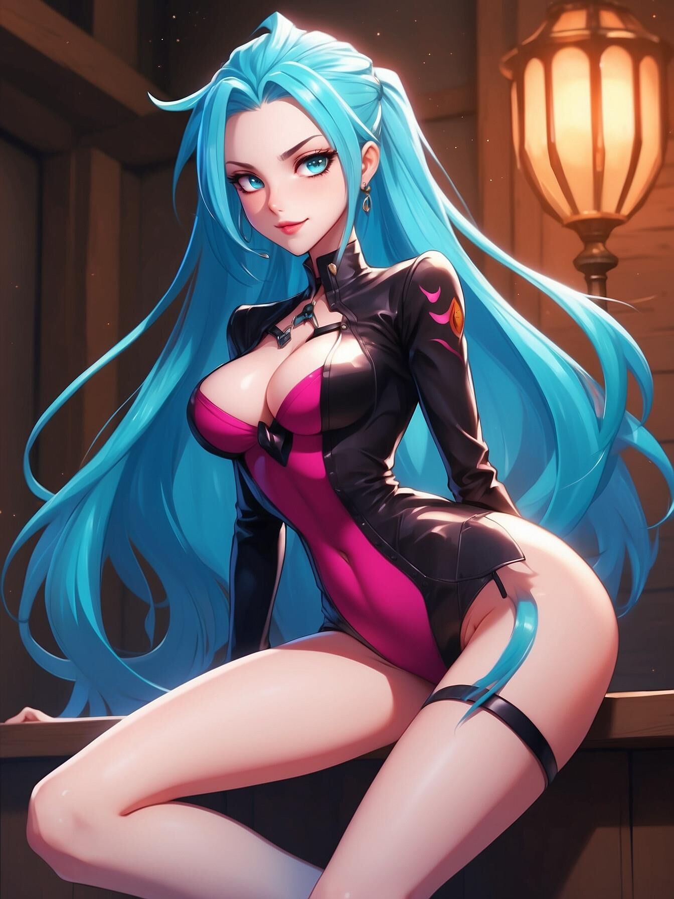 Jinx aus Arkane als Manga-Frau nn