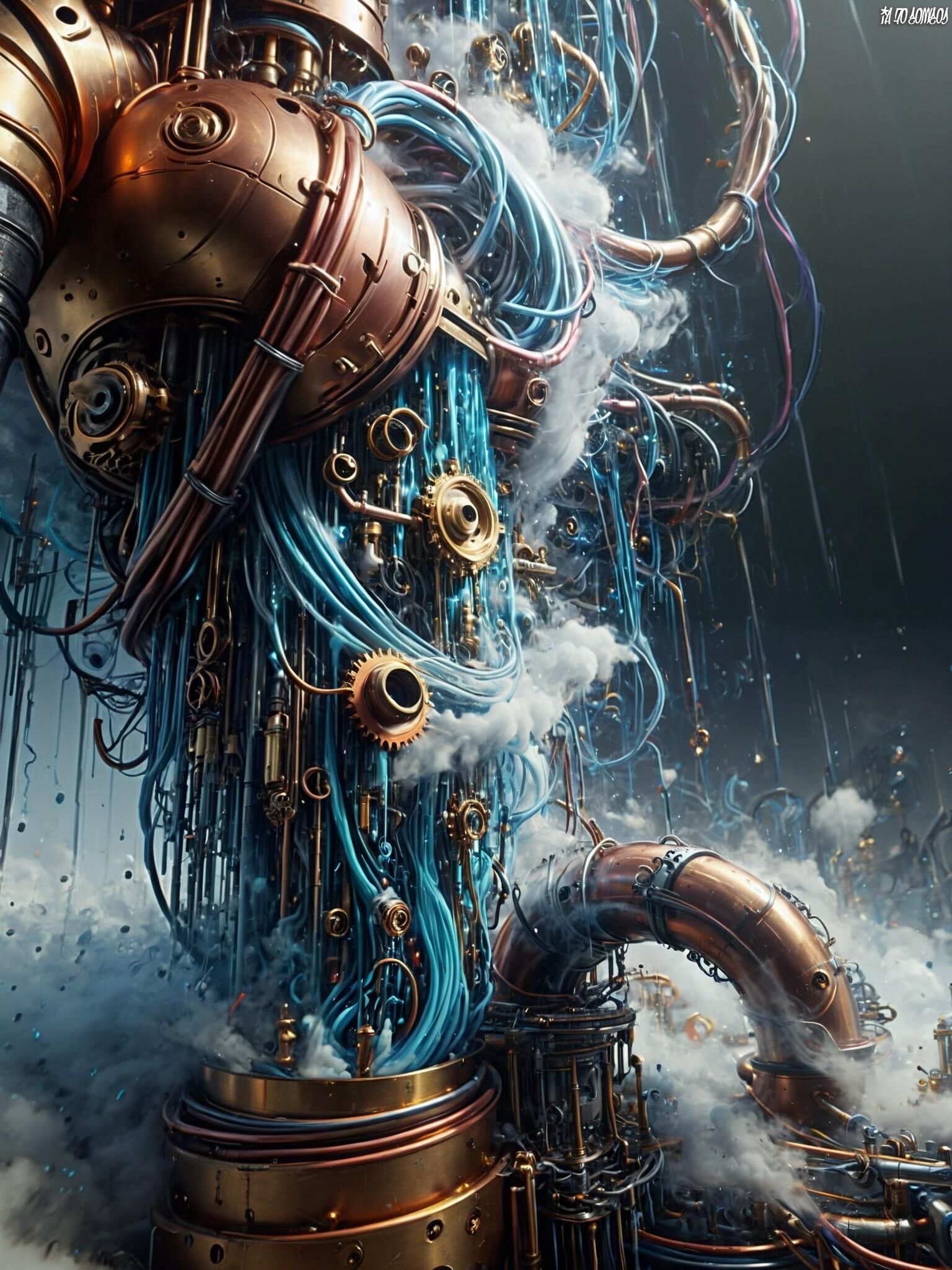 Cosmos Of Ai Artwork 0017 (Steampunk)  