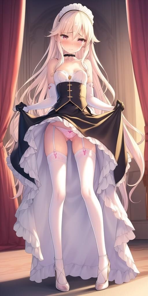 AI generated anime maids public