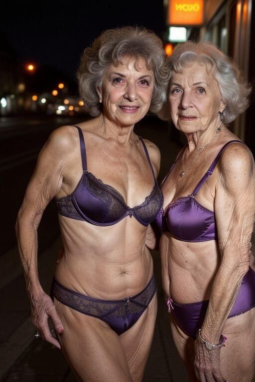 Misc. Elderly, vol. 3 - lingerie party in the street