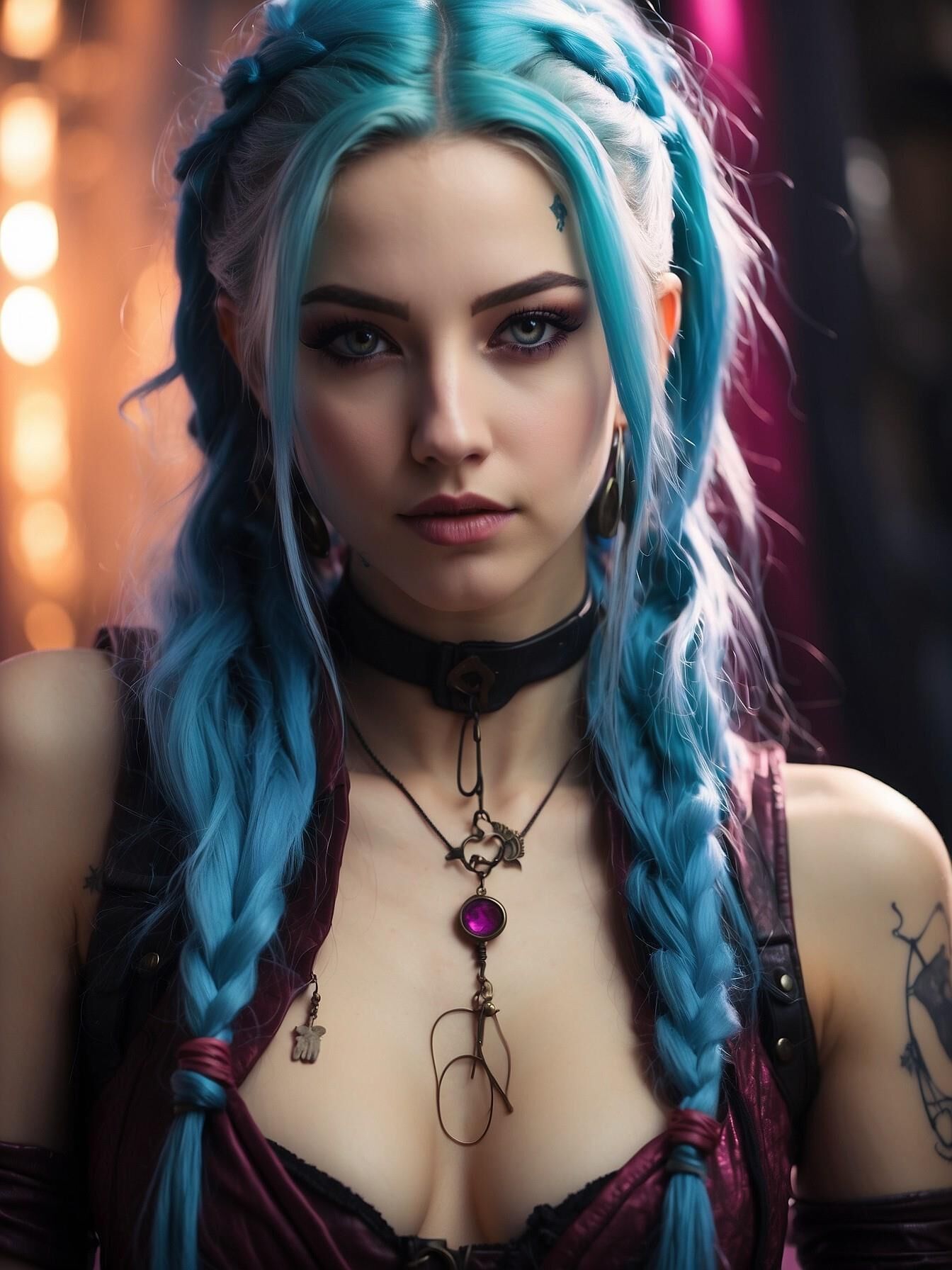 Jinx from Arkane as a real woman - non nude