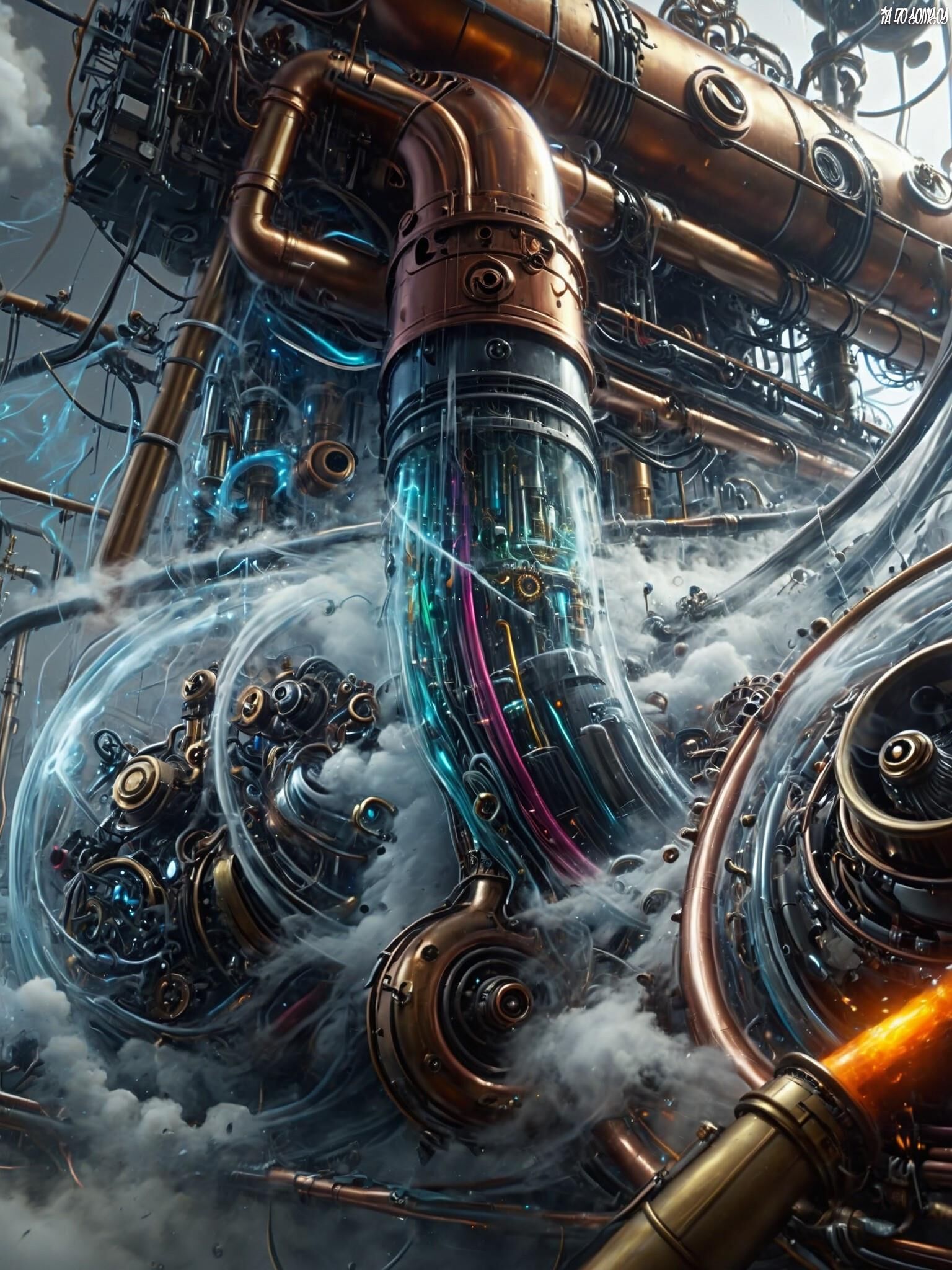 Cosmos Of Ai Artwork 0017 (Steampunk)  