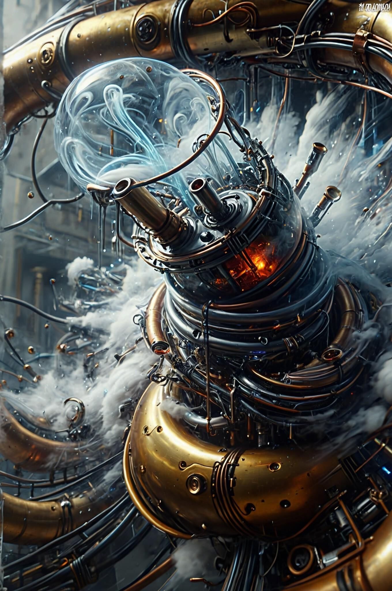 Cosmos Of Ai Artwork 0017 (Steampunk)  