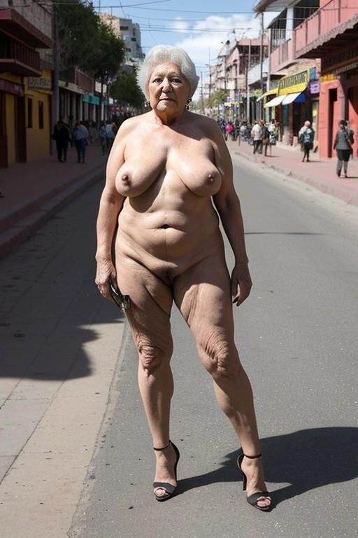 Nude Bolivian in La Paz AI