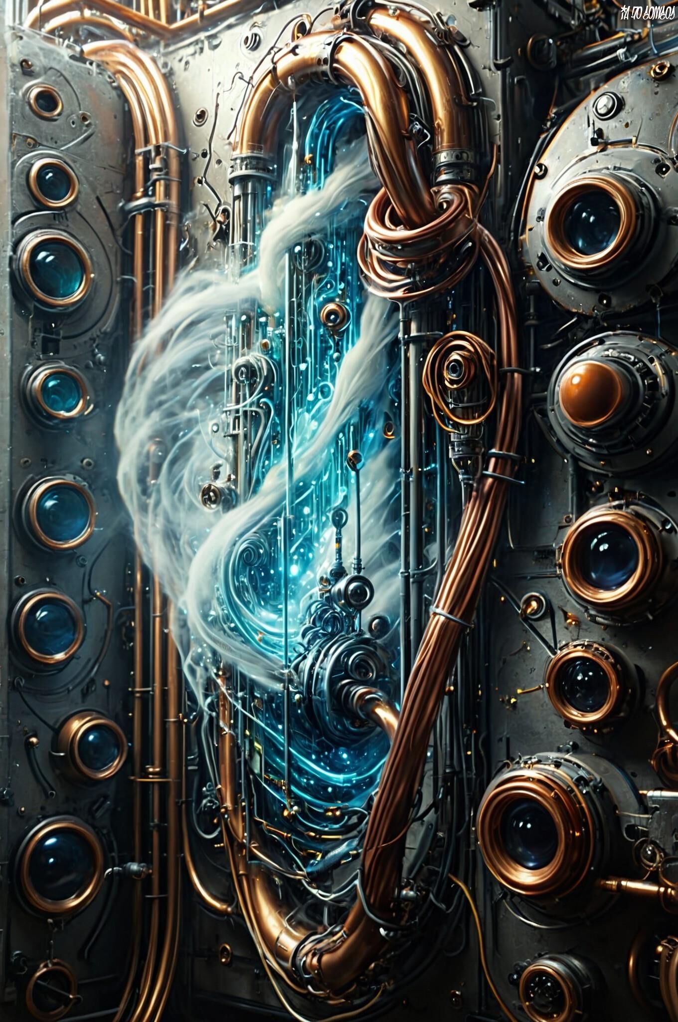 Cosmos Of Ai Artwork 0017 (Steampunk)  