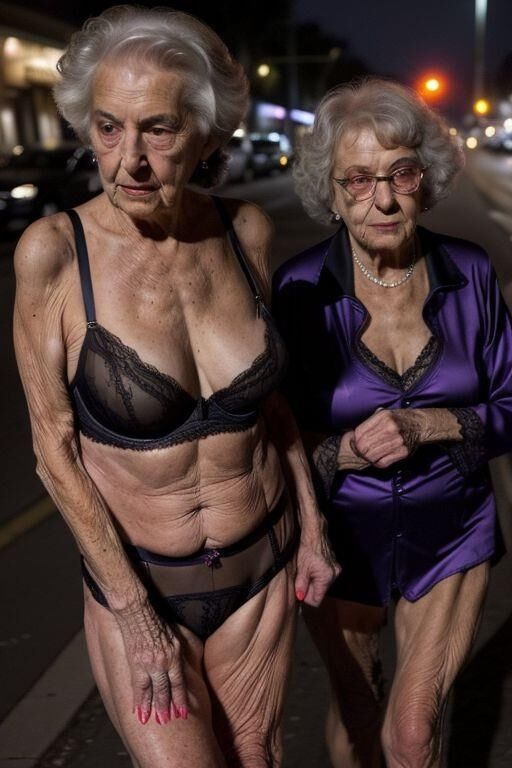 Misc. Elderly, vol. 3 - lingerie party in the street