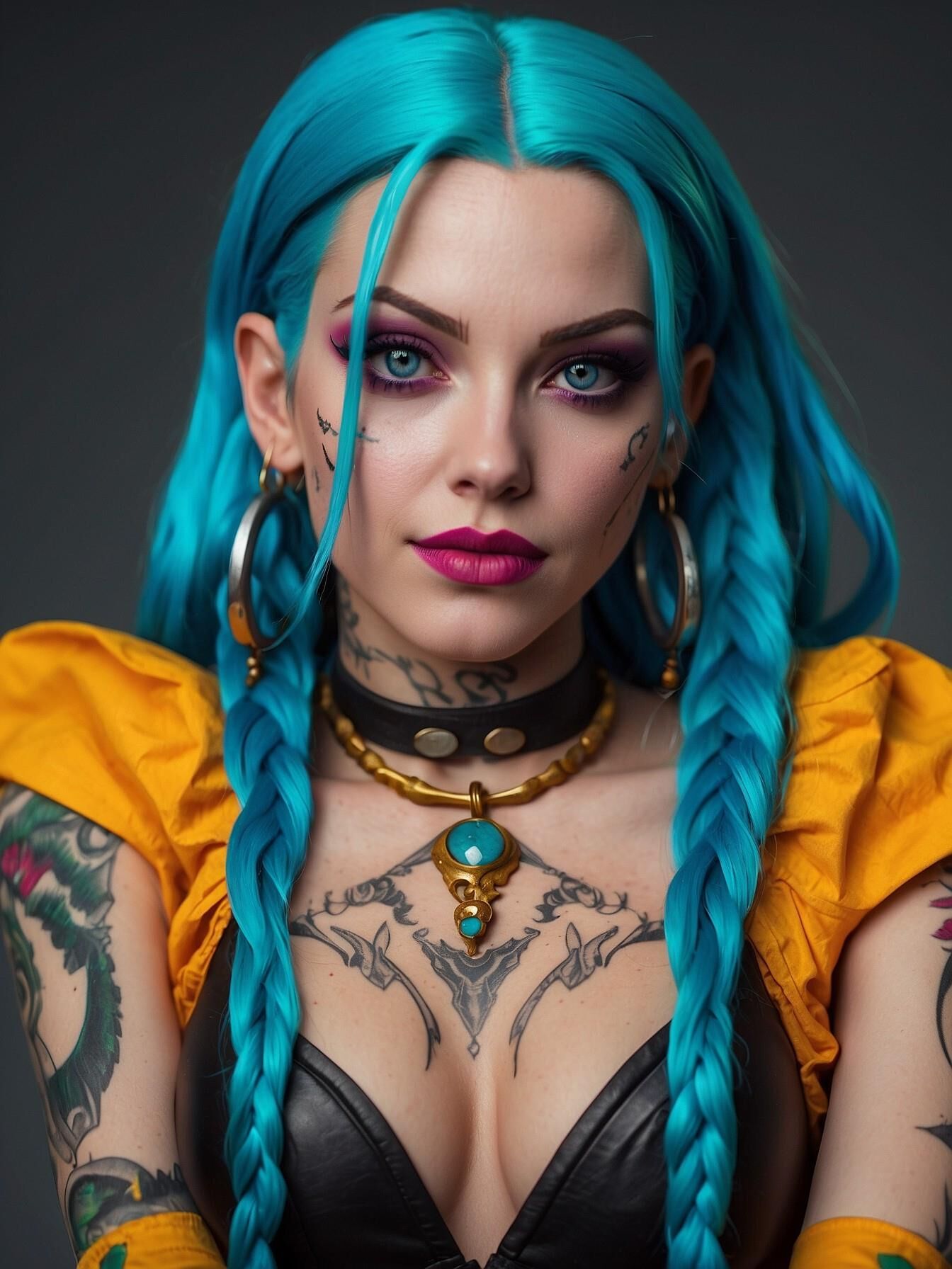 Jinx from Arkane as a real woman - non nude