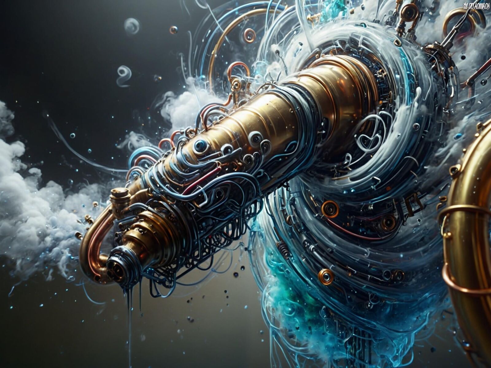 Cosmos Of Ai Artwork 0017 (Steampunk)  