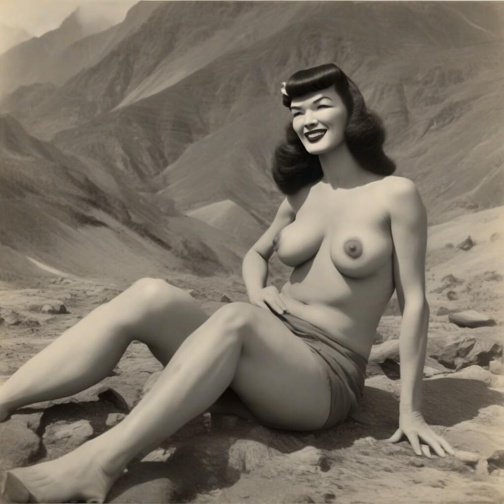 •	Iconic Beauty: Bettie, Admirably and Respectfully AI made