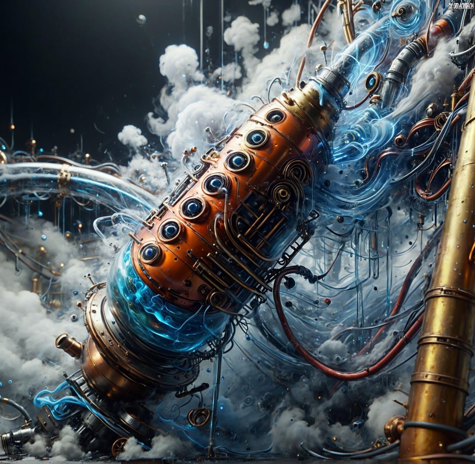 Cosmos Of Ai Artwork 0017 (Steampunk)  