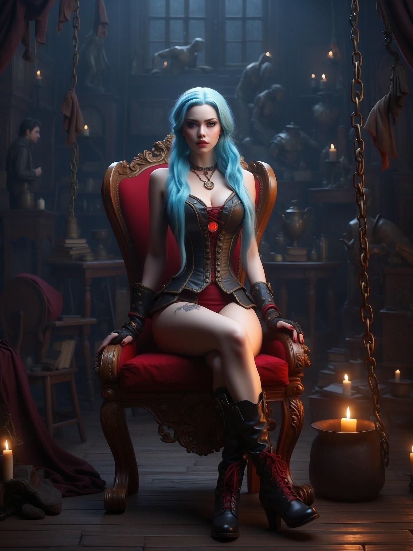 Jinx from Arkane as a real woman - non nude