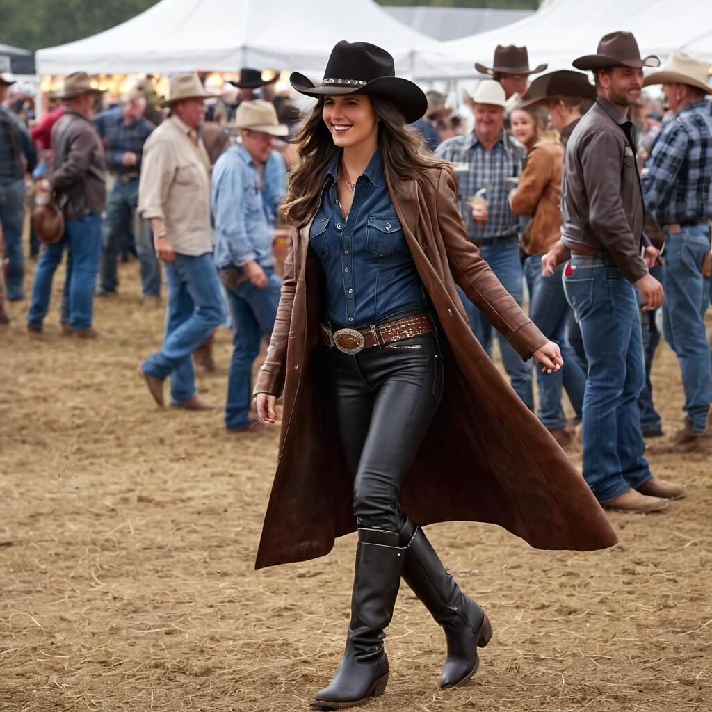 A.I. Cowgirl in Leather