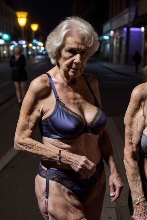 Misc. Elderly, vol. 3 - lingerie party in the street