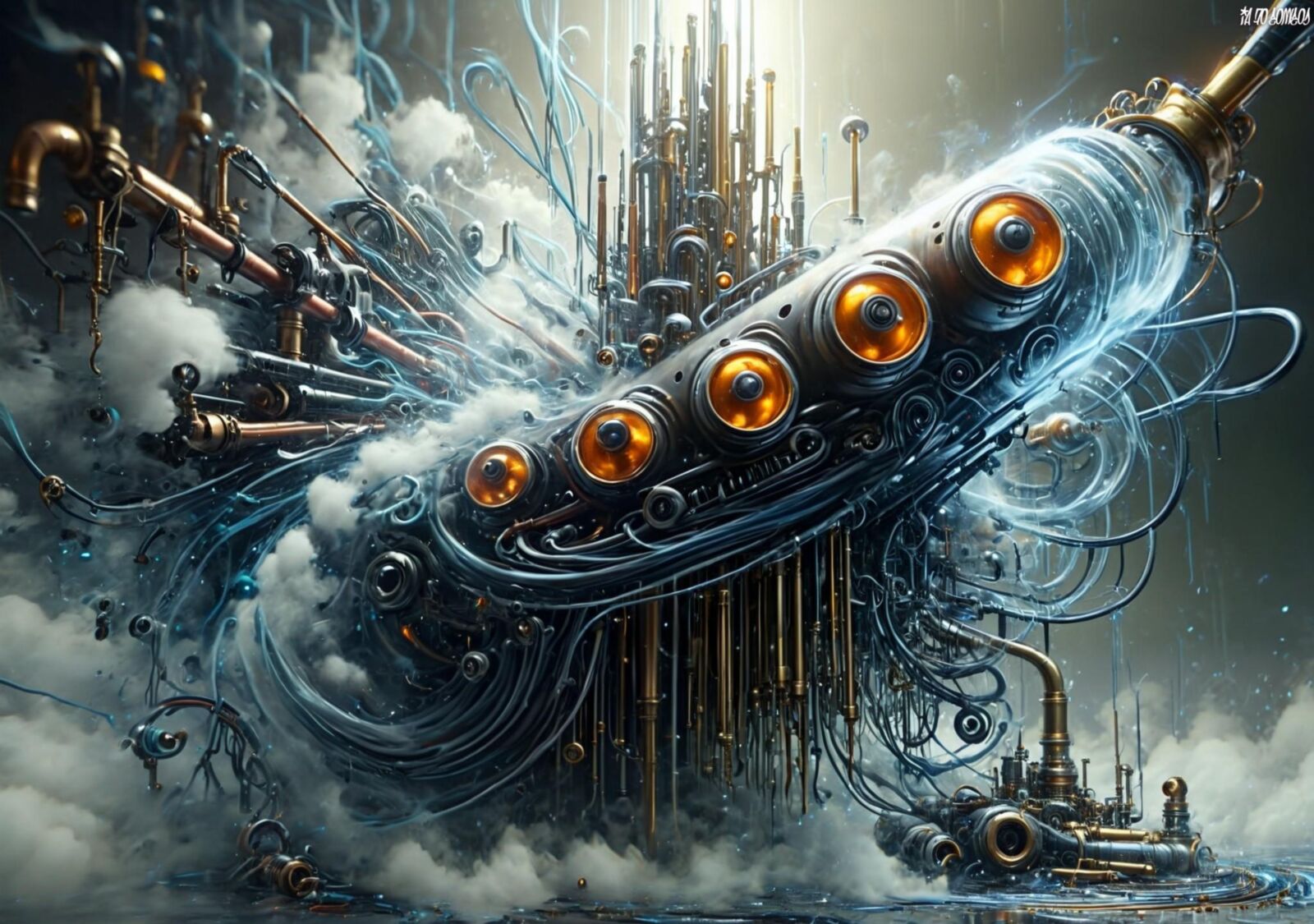 Cosmos Of Ai Artwork 0017 (Steampunk)  