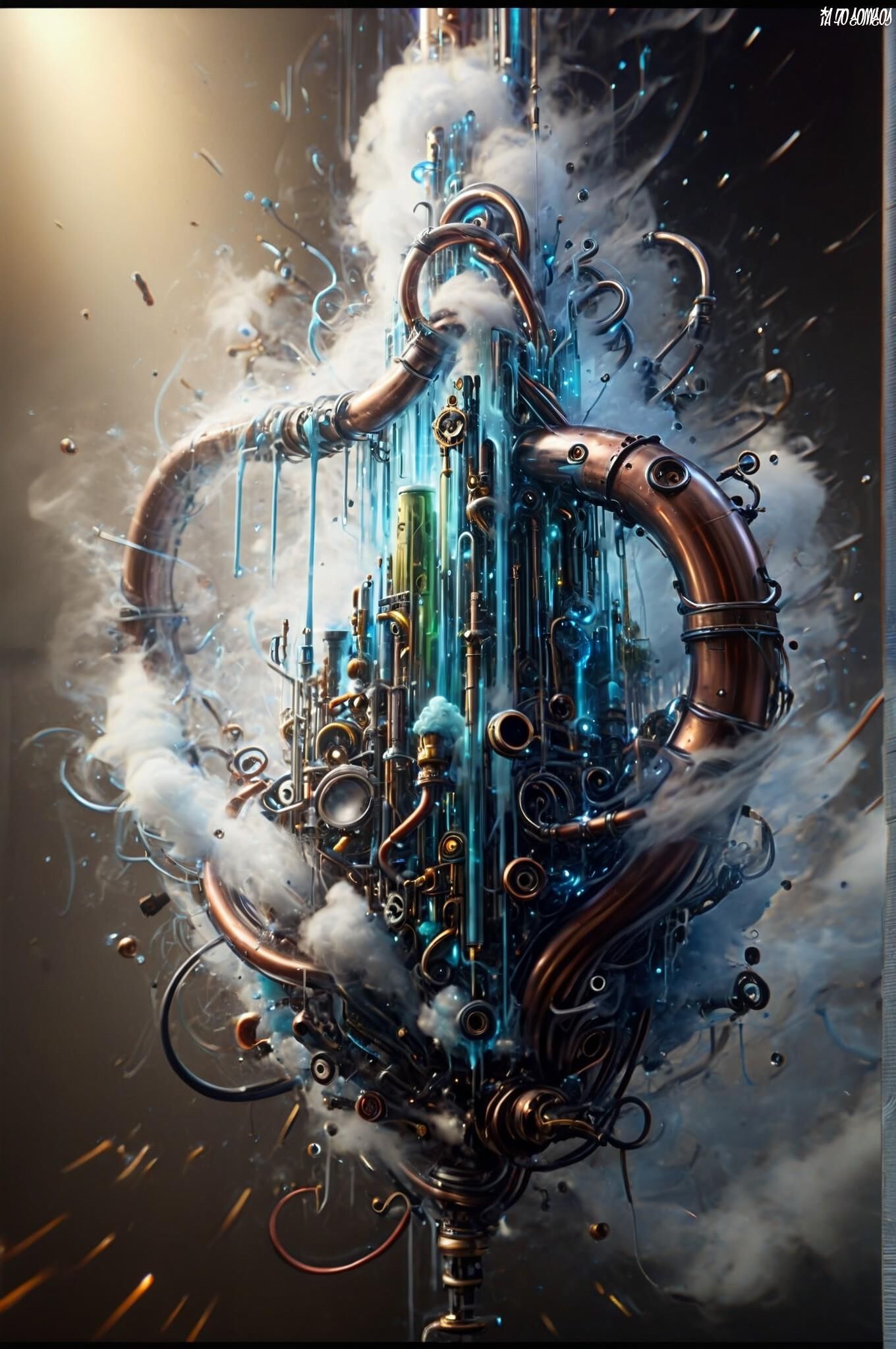 Cosmos Of Ai Artwork 0017 (Steampunk)  