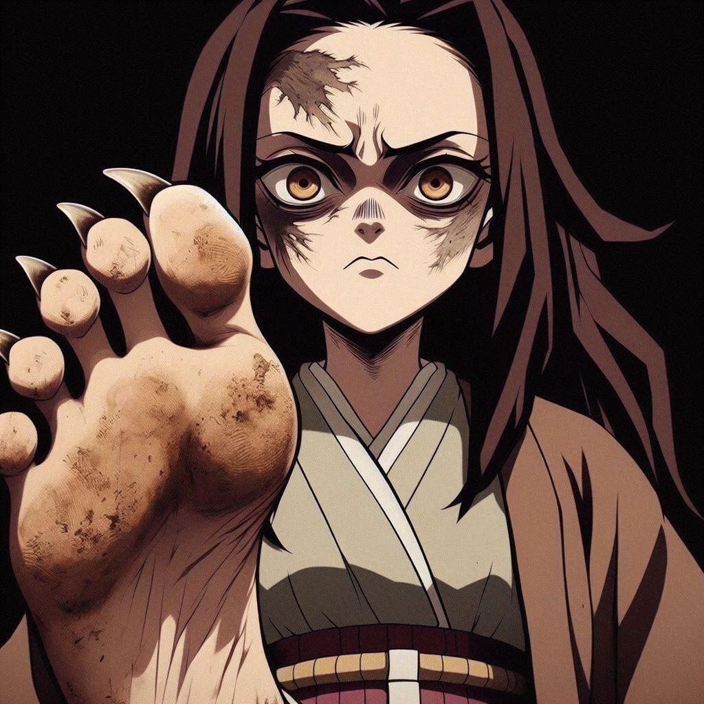 Pés Nezuko