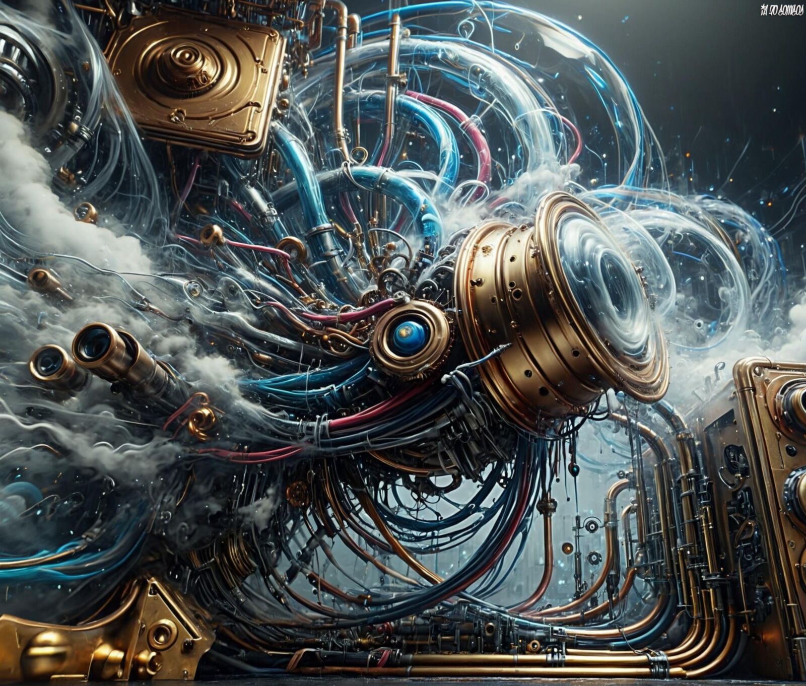 Cosmos Of Ai Artwork 0017 (Steampunk)  