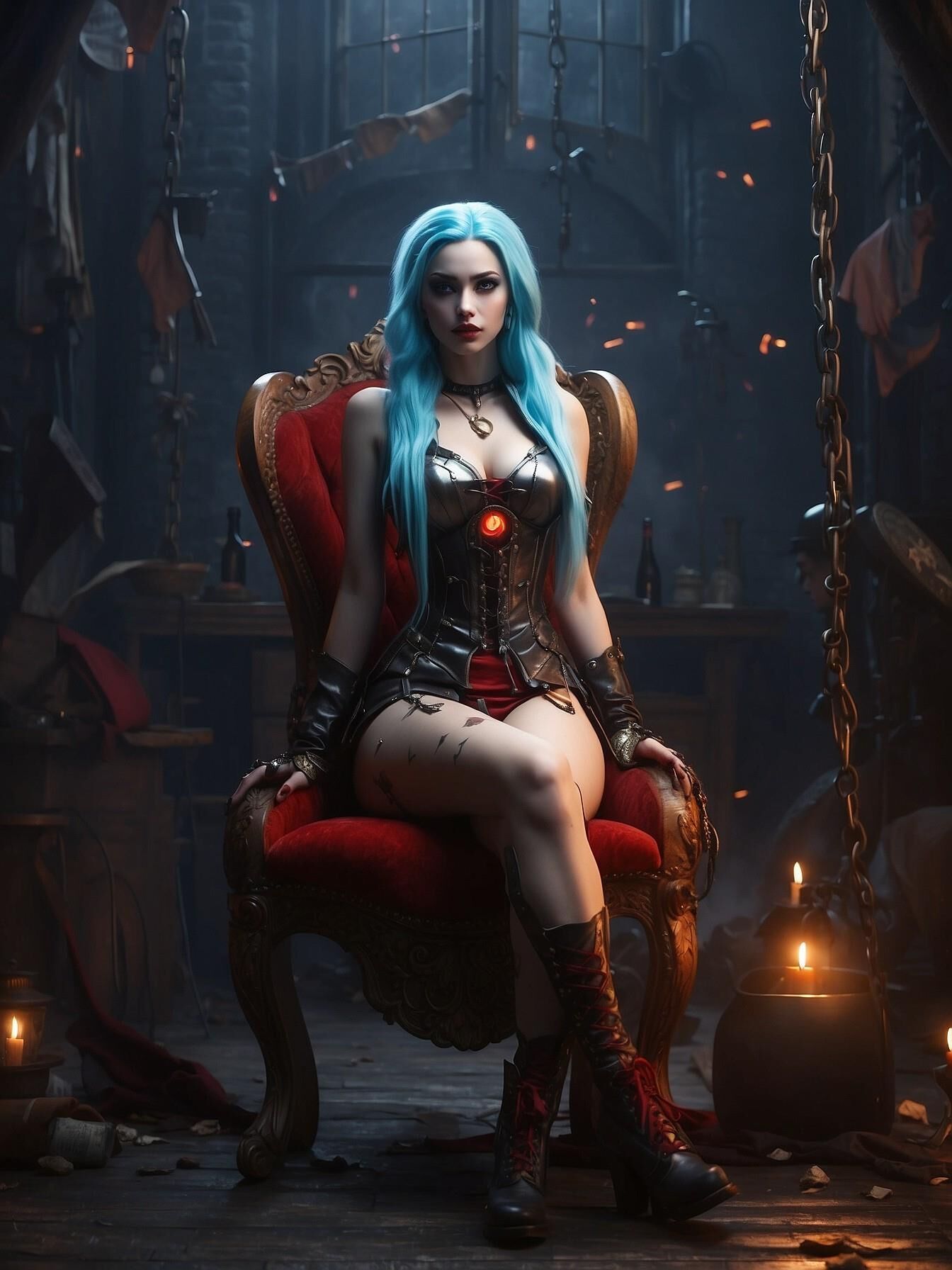 Jinx from Arkane as a real woman - non nude