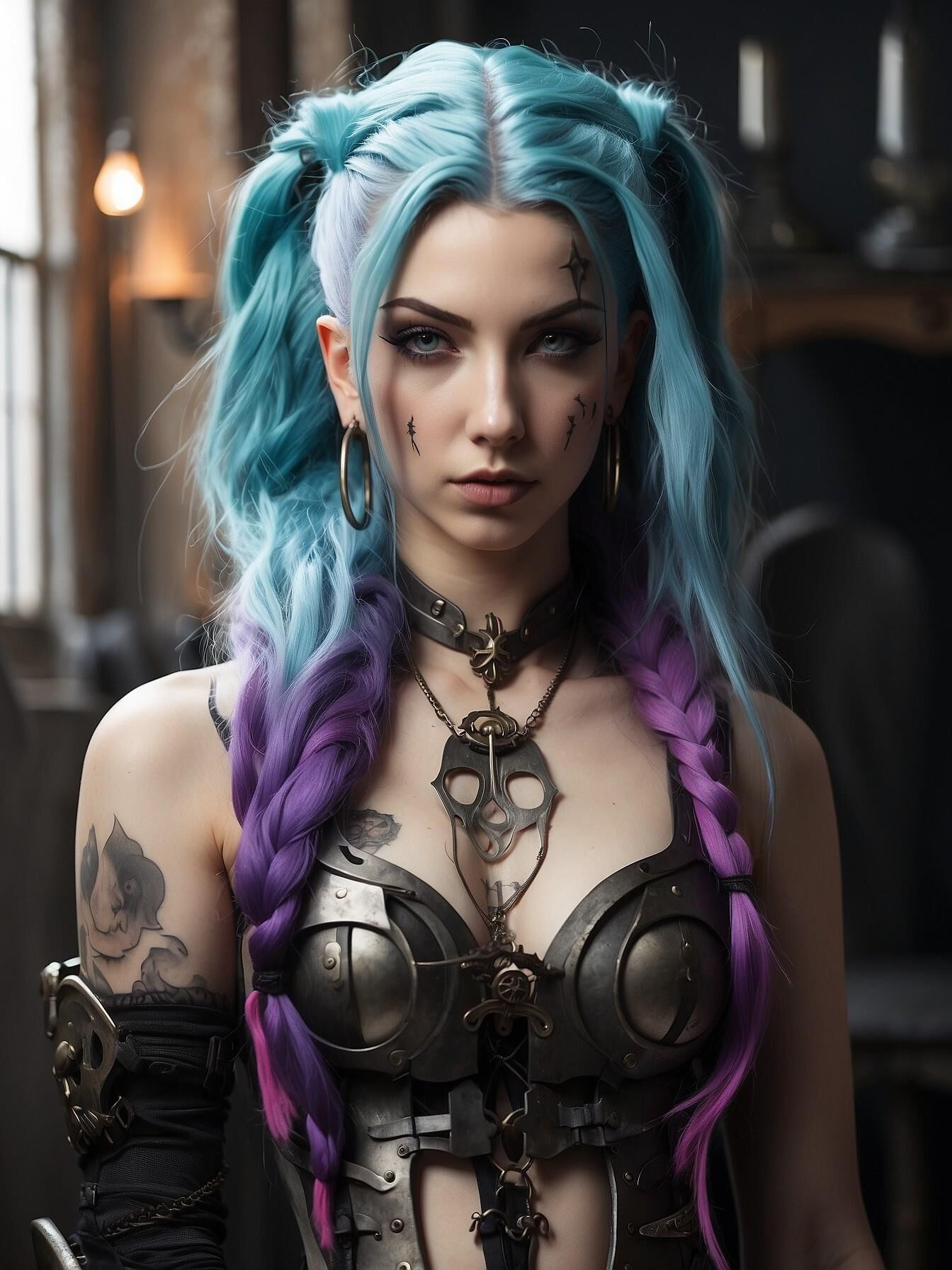 Jinx from Arkane as a real woman - non nude