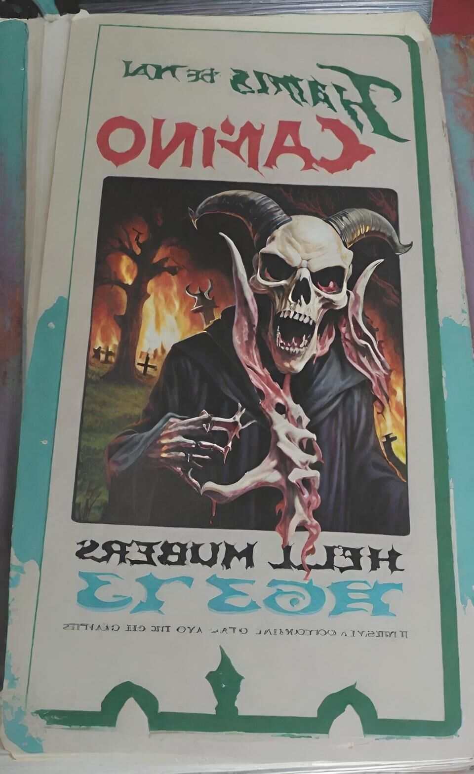 Vintage HORROR vhs / ai / fantasy / 001