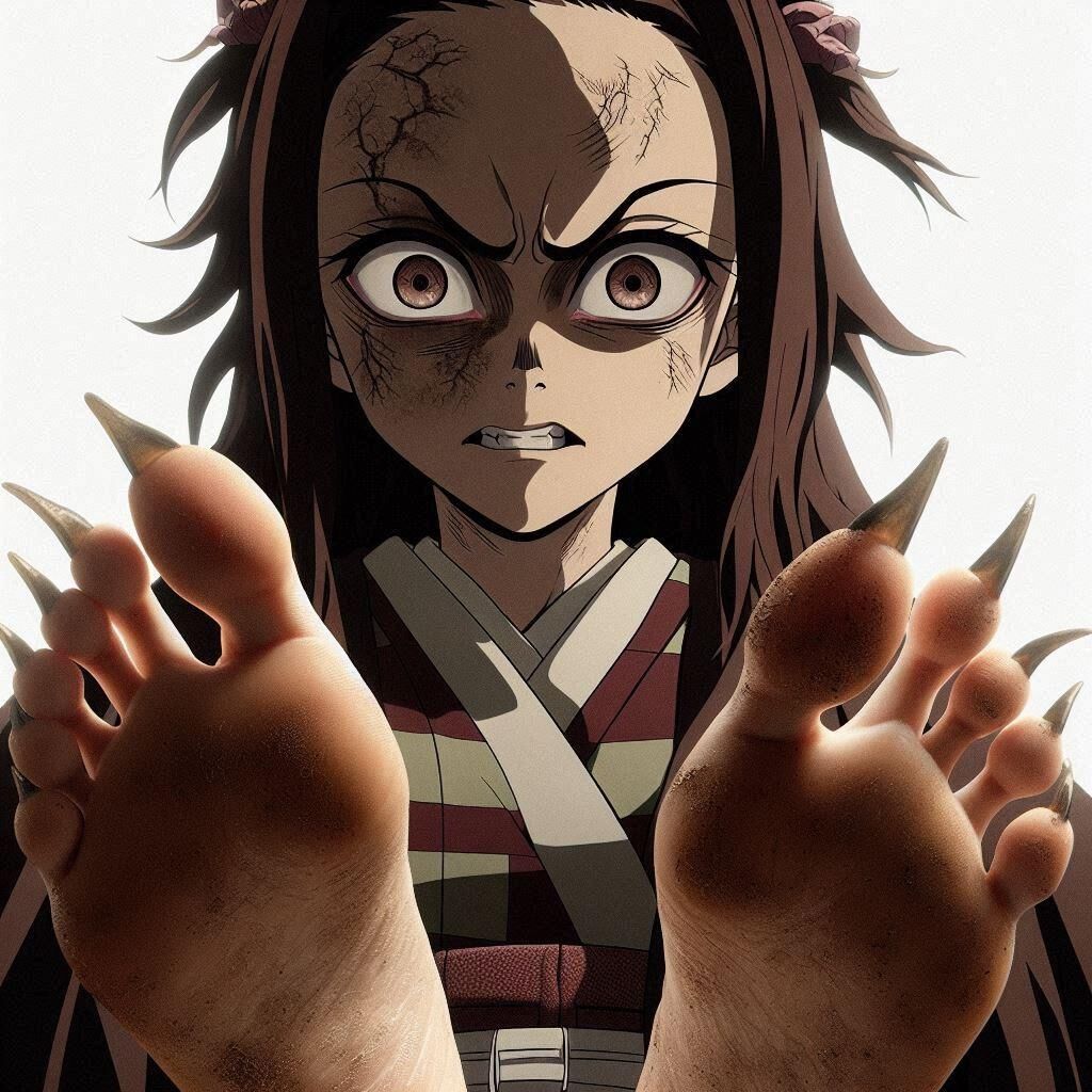 Pés Nezuko