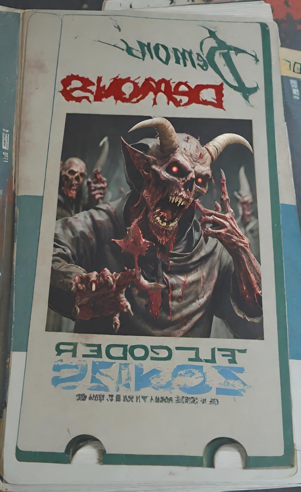 Vintage HORROR vhs / ai / fantasy / 001