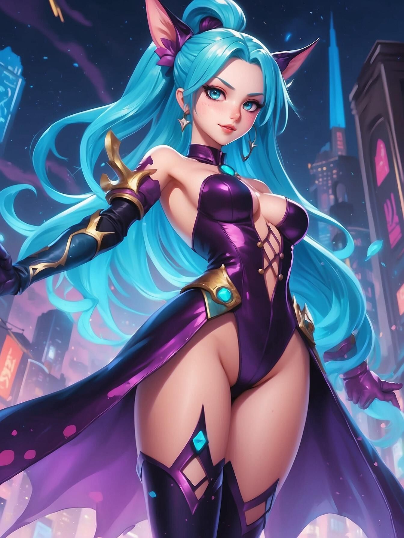 Jinx aus Arkane als Manga-Frau nn