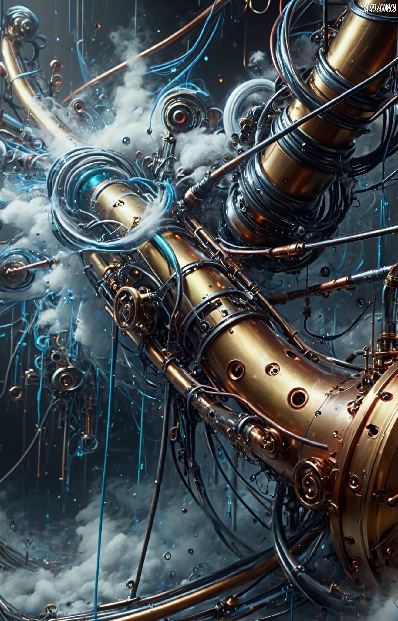 Cosmos Of Ai Artwork 0017 (Steampunk)  