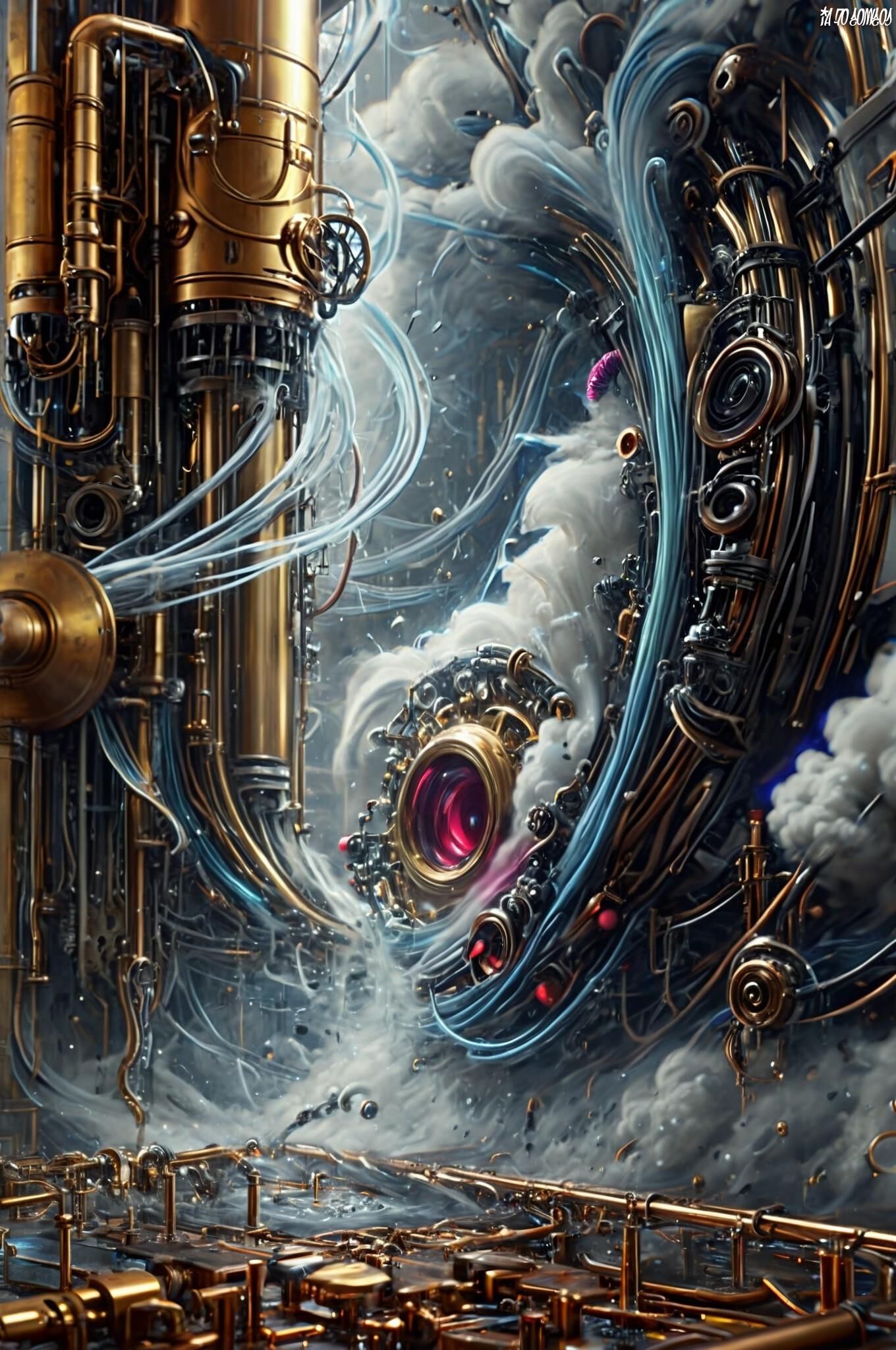 Cosmos Of Ai Artwork 0017 (Steampunk)  