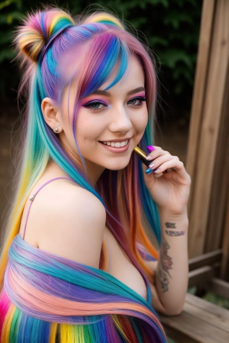 Rainbow girl [AI]