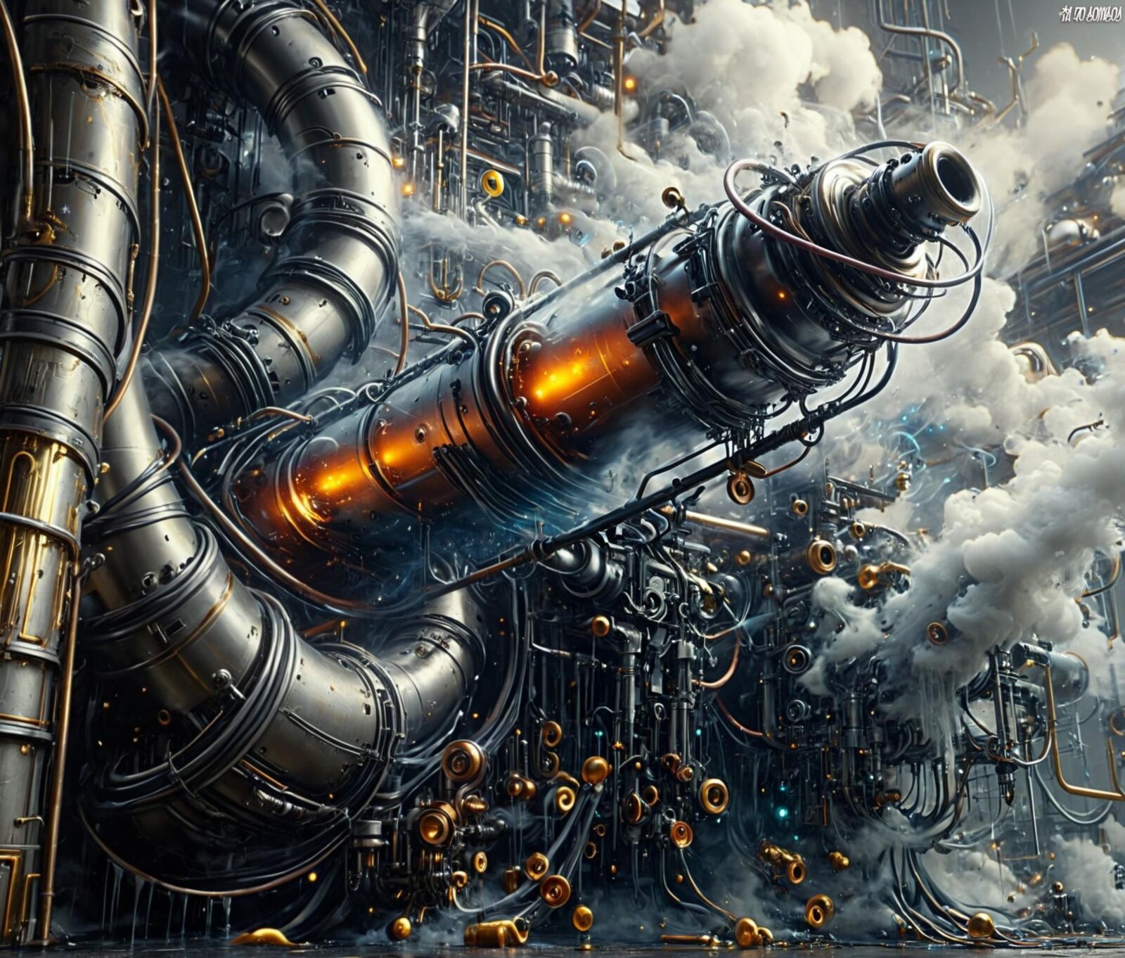 Cosmos Of Ai Artwork 0017 (Steampunk)  