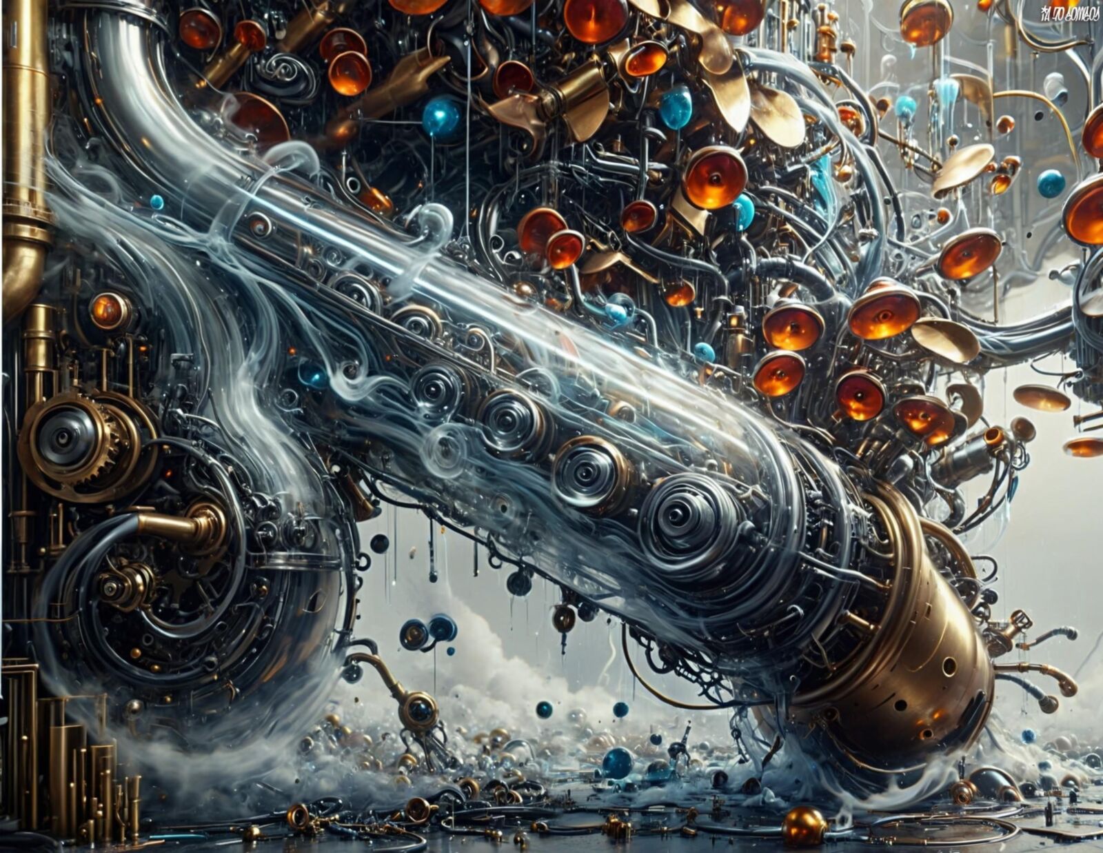 Cosmos Of Ai Artwork 0017 (Steampunk)  