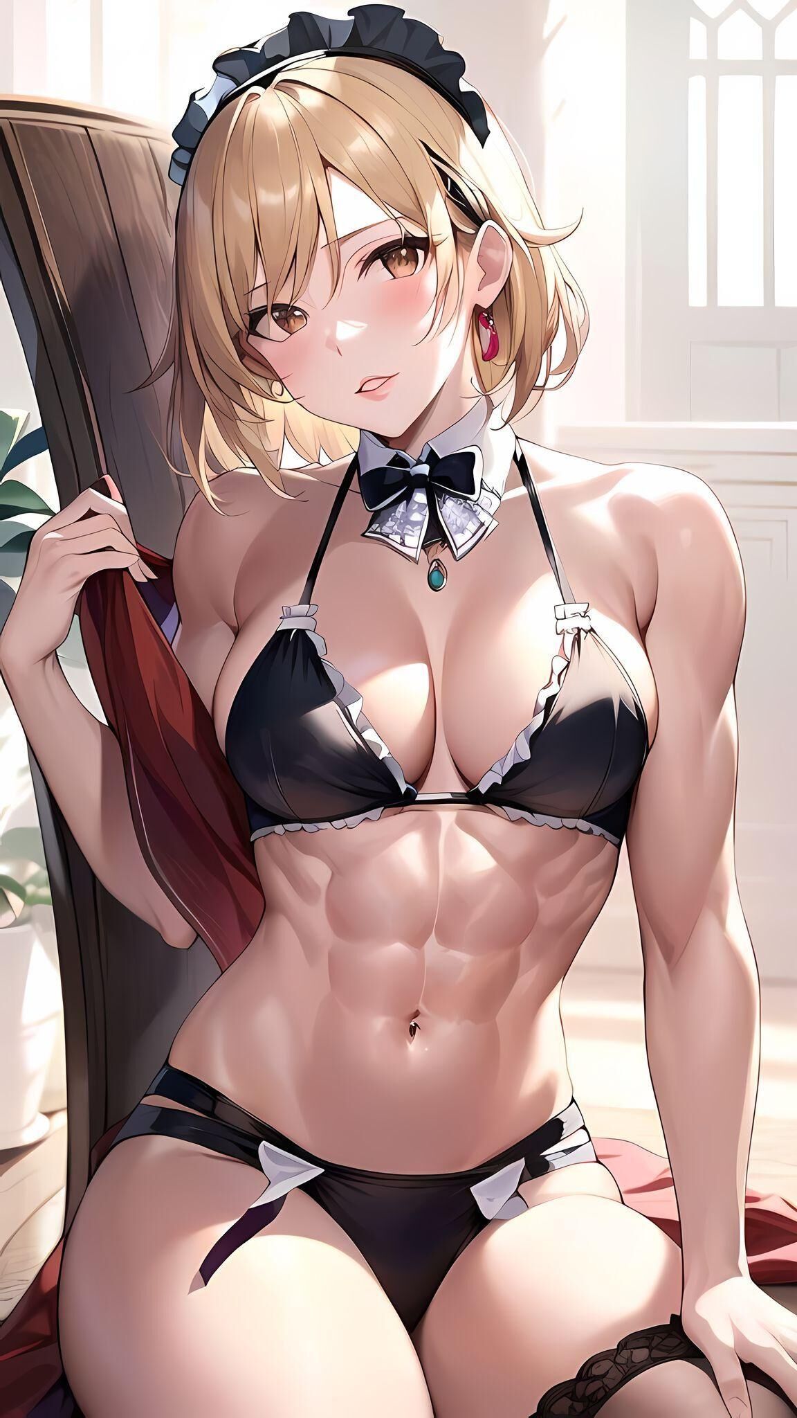 AI toon muscle maid 24.5.28