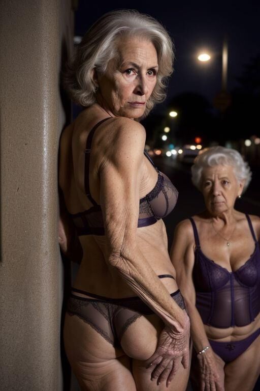 Misc. Elderly, vol. 3 - lingerie party in the street