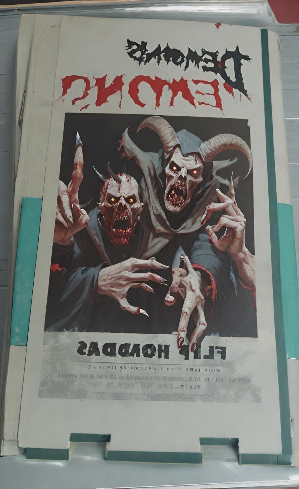 Vintage HORROR vhs / ai / fantasy / 001