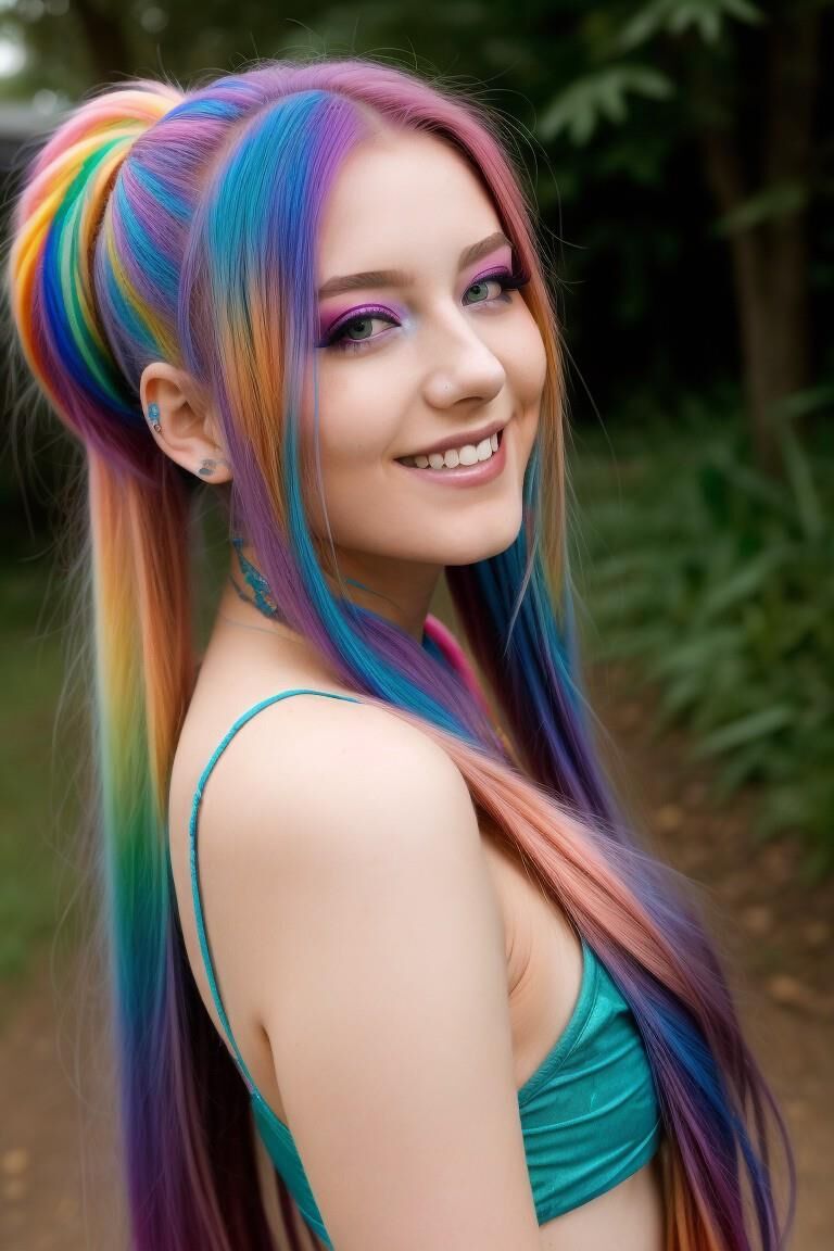 Rainbow girl [AI]