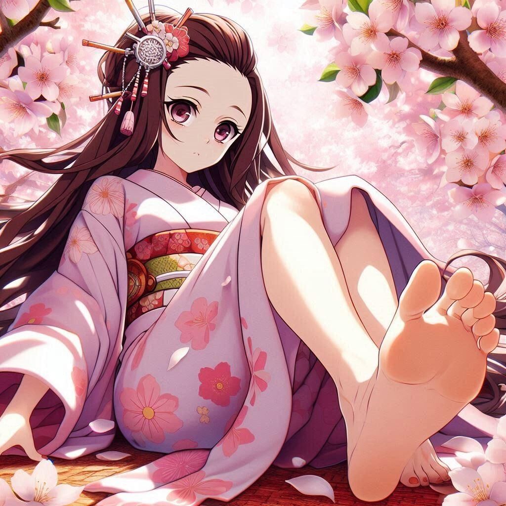 Pés Nezuko