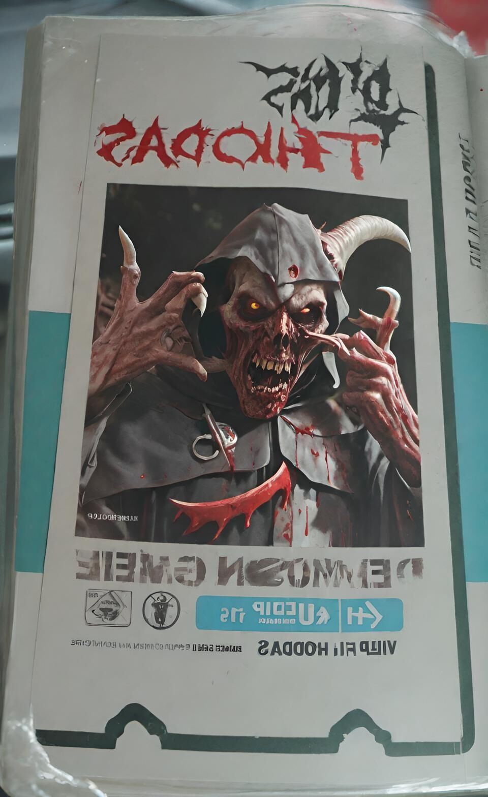 Vintage HORROR vhs / ai / fantasy / 001