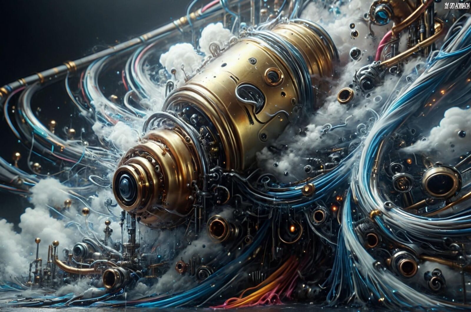 Cosmos Of Ai Artwork 0017 (Steampunk)  