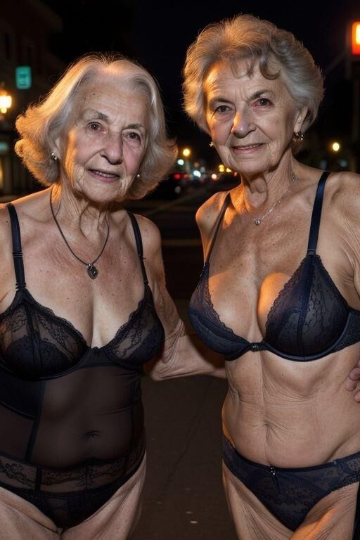 Misc. Elderly, vol. 3 - lingerie party in the street