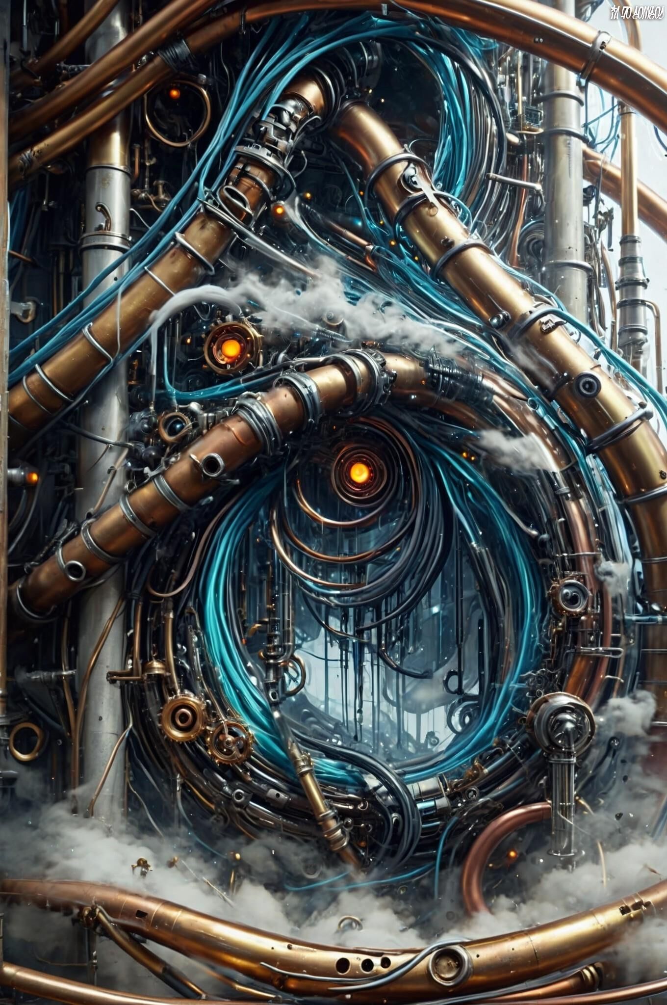 Cosmos Of Ai Artwork 0017 (Steampunk)  