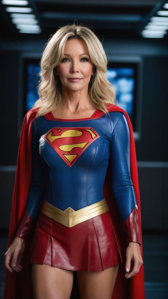 A.I. Heather Leather as supergirl