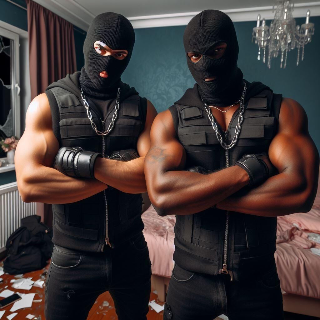Hot muscular burglars