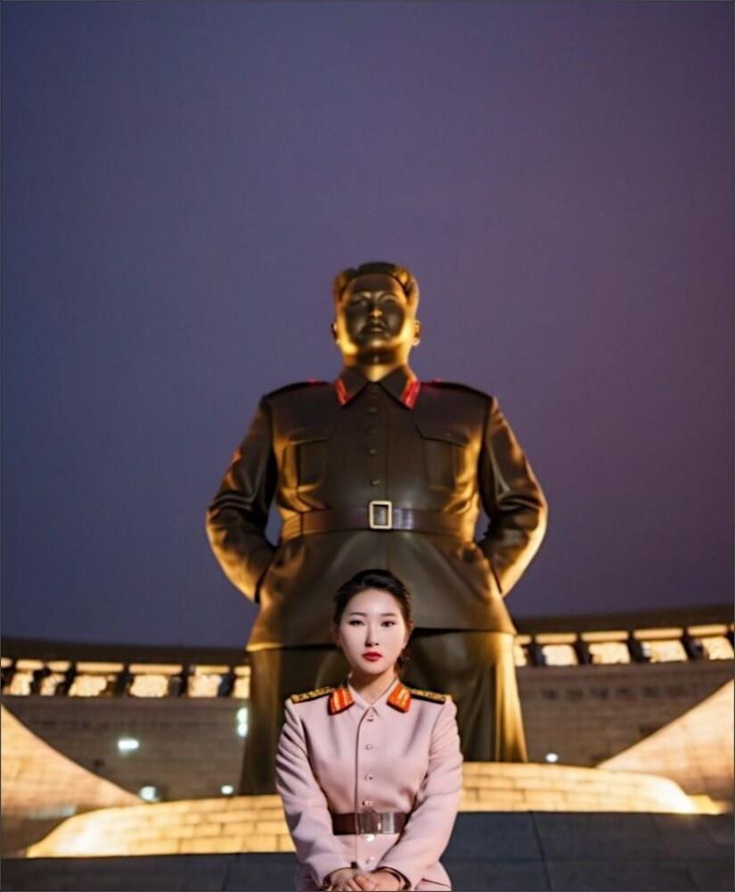 Amateur Corea del Norte Chicas Uniforme Piernas Nylon Fetiche Pantimedias