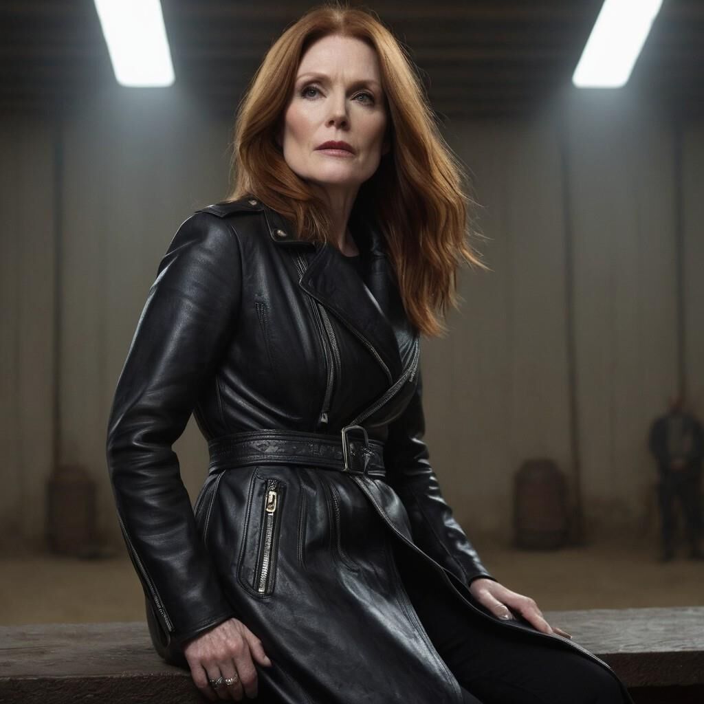 A.I. Julianne Moore in Leather