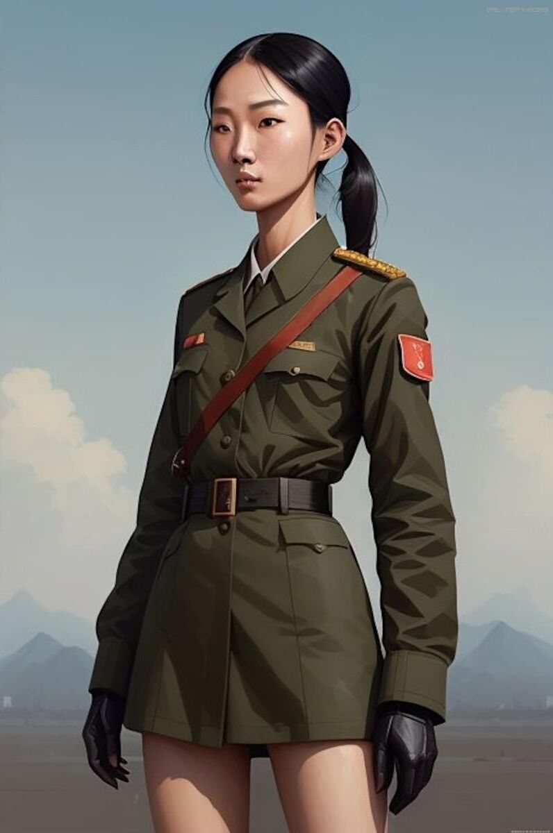 Amateur Corea del Norte Chicas Uniforme Piernas Nylon Fetiche Pantimedias