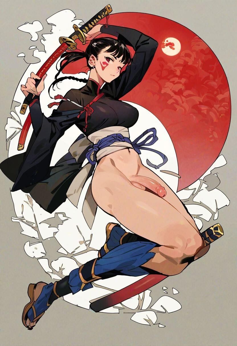 retro style japanese themed futa