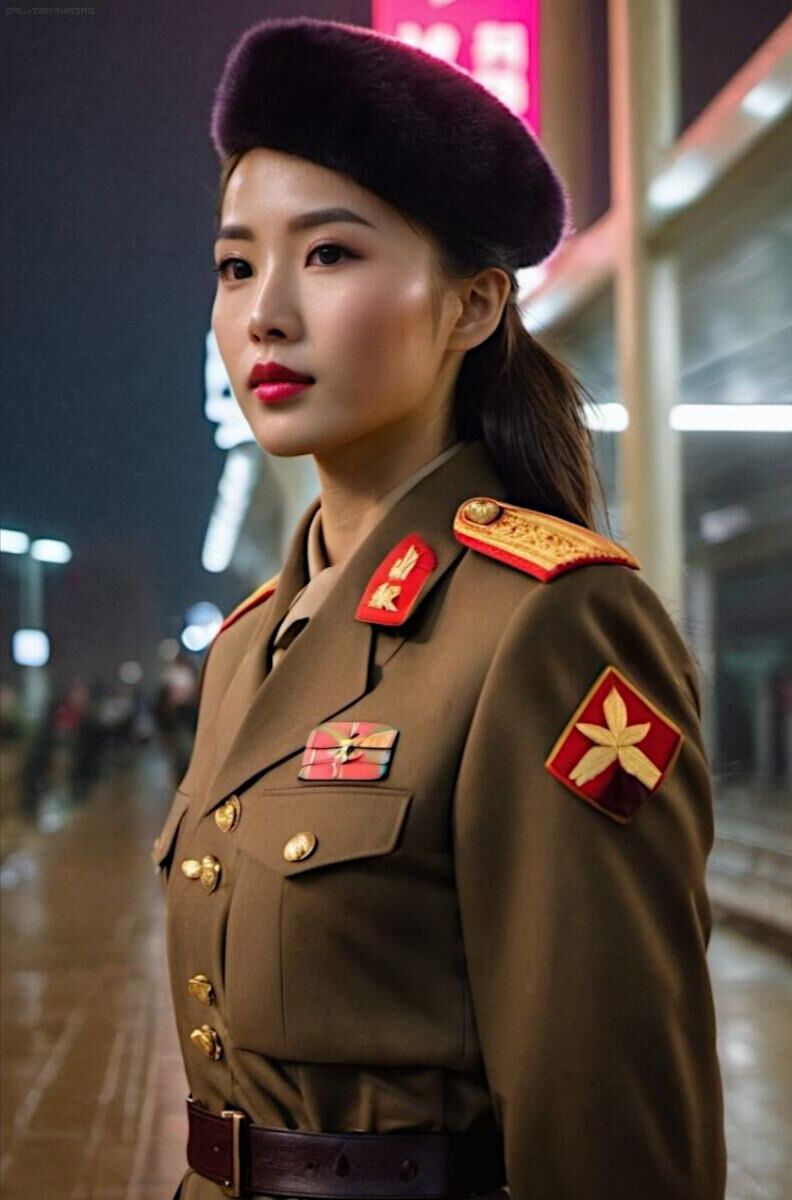 Amateur Corea del Norte Chicas Uniforme Piernas Nylon Fetiche Pantimedias