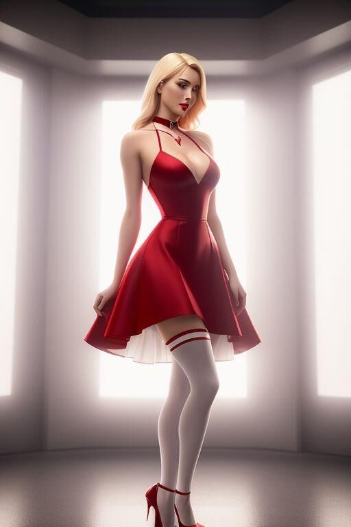 AI MA NOUVELLE ROBE ROUGE