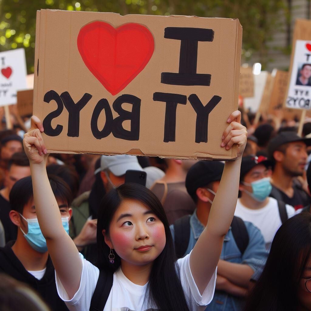 Liberal Asian Women Declare Their Love For YT Boys (AI)